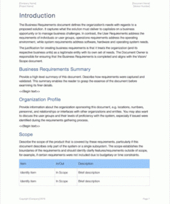 Business Requirements Template (Apple) - Templates, Forms with regard to New Brd Business Requirements Document Template