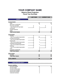 Business Spreadsheets - Download Templates | Business-In-A in Quality Business Plan Balance Sheet Template