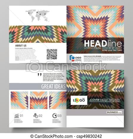Business Templates For Square Design Bi Fold Brochure with regard to Business Plan Template For Clothing Line