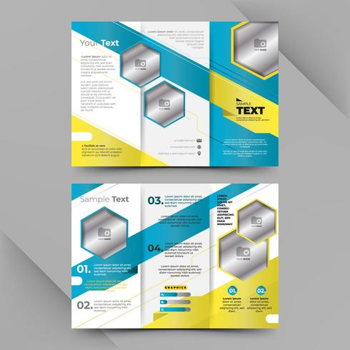 Business Tri-Fold Brochure Template Design - Download Free pertaining to Free Tri Fold Business Brochure Templates