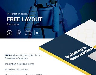 Check Out New Work On My @Behance Portfolio: &amp;quot;Free with Business Proposal Indesign Template