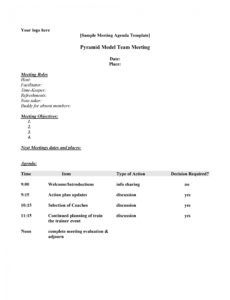 Committee Meeting Agenda Template intended for Committee Meeting Agenda Template
