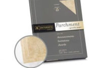 Copper Paper – 8 1/2 X 11 In 24 Lb Bond Parchment throughout Best Southworth Business Card Template
