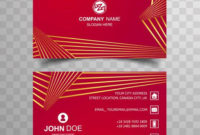 Creative And Clean Double Sided Business Card Template pertaining to Business Cards For Teachers Templates Free