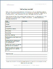 Customer Service Forms in New Customer Business Review Template