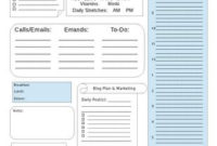 Daily Planner Sheet Printable – Organize Your Life On One in Unique Very Simple Business Plan Template