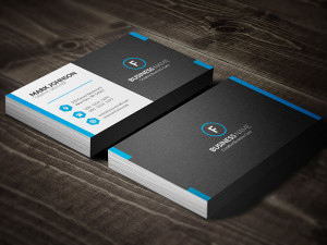 Dark Mosaic Professional Business Card Template » Free intended for Double Sided Business Card Template Illustrator