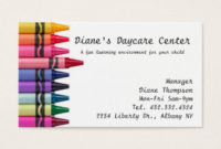 Daycare Business Cards & Templates | Zazzle within Unique Daycare Center Business Plan Template