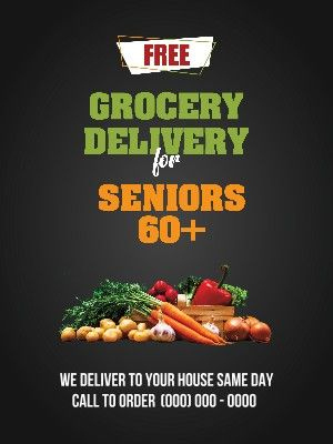 Delivery &amp; Curbside Pickup In 2020 | Free Grocery Delivery throughout Best Food Delivery Business Plan Template