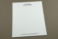 Dry Cleaners Letterhead Template | Inkd with Free Laundromat Business Plan Template