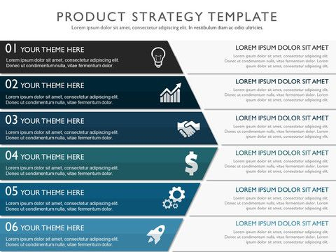 Effective Product Strategy Presentation Template regarding 1 Page Business Plan Templates Free