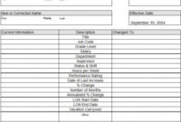Employee Change Record Template – My Excel Templates throughout Record Keeping Template For Small Business