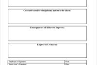 Employee Counseling Form | Template Business inside Best New Hire Business Case Template