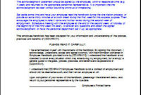 Employee Handbook Template | Instant Download pertaining to Business Ethics Policy Template