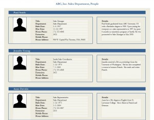 Employee Profile Template | Employee Profile Form Template for Quality Company Profile Template For Small Business