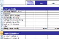Excel Free Budget Spreadsheet Planner in Free Small Business Budget Template Excel