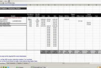 Excel Template For Small Business Bookkeeping – Spreadsheets for Small Business Expenses Spreadsheet Template