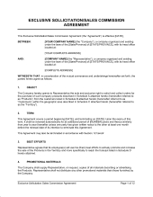 Exclusive Right To Sell Template - Word &amp; Pdf | with regard to New Business Broker Agreement Template