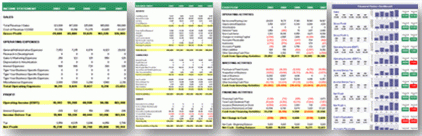 Financial Report Template Excel - Mr Dashboard regarding Best Quarterly Report Template Small Business