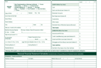 Financial Statement Form Templates – Fillable & Printable inside Financial Statement Template For Small Business