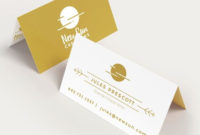 Folded Business Cards | Uprinting within New Fold Over Business Card Template