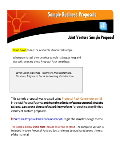 Free 17+ Business Proposal Samples In Excel | Ms Word pertaining to Quality Real Estate Investment Partnership Business Plan Template
