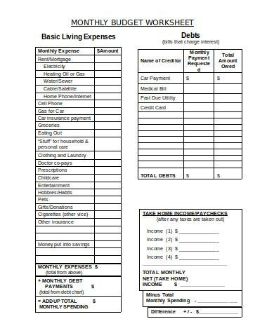 Free 7+ Sample Budget Sheet Templates In Pdf | Ms Word | Excel intended for Best Standard Business Proposal Template