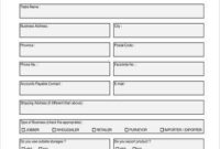 Free 8+ Business Credit Application Forms & Samples In Pdf with New Customer Service Business Plan Template