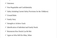 Free 9+ Family Agenda Samples In Ms Word | Pdf regarding Simple Agenda Template