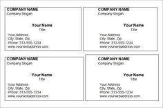 Free Avery® Templates - Business Card - Wide, 10 Per Sheet regarding Best Blank Business Card Template For Word