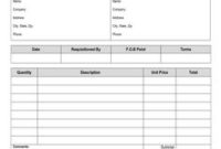 Free Blank Order Form Template | Free Blank Order Form throughout Very Simple Business Plan Template