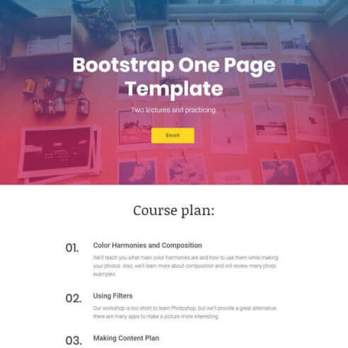 Free Bootstrap Template 2020 with Bootstrap Templates For Business