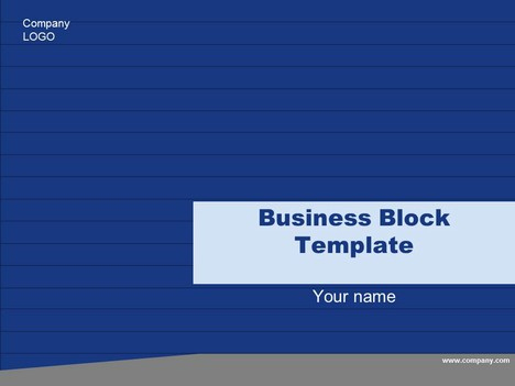 Free Business Block Template for New Free Download Powerpoint Templates For Business Presentation