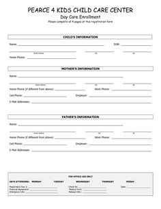 Free Cash Receipt Forms Fillable | Forms For Office Etc throughout Best Daycare Business Plan Template Free Download