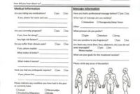 Free & Downloadable Intake Forms, Etc. | Massage Tips throughout Fresh Acupuncture Business Plan Template