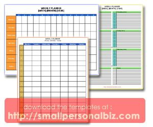 Free Editable And Colorful Templates Weekly Planner Agenda regarding Weekly Meeting Agenda Template