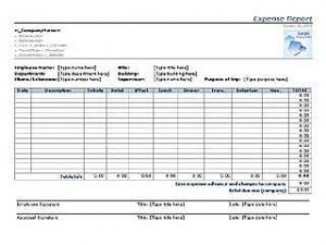 Free Expense Report Form Template | Free Business Template inside Best Small Business Expense Sheet Templates
