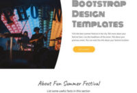 Free Html Download Bootstrap Template with regard to Bootstrap Templates For Business