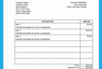 Free Hvac Invoice Template Samples For Contractors | Jobflex for Free Hvac Business Plan Template