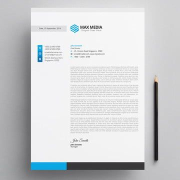 Free Letterhead Template In 2020 | Company Letterhead intended for Free Online Business Letterhead Templates