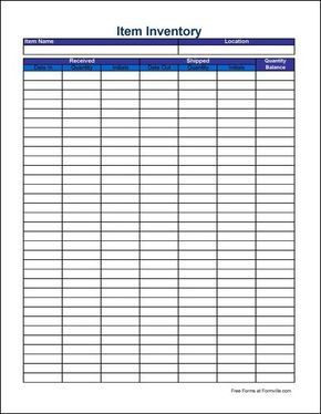 Free Printable Inventory Sheets | Here Is A Preview Of The in Small Business Inventory Spreadsheet Template
