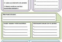 Free Printables: Small Business Weekly Planning Worksheet regarding Small Business Website Templates Free