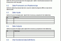 Functional Requirements Specification Template (Ms Word for Business Requirements Document Template Word