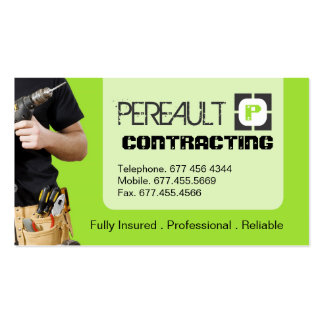 General Contractor Business Cards &amp;amp; Templates | Zazzle with General Contractor Business Plan Template