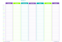 Got A Busy Week? There&amp;#039;S A Printable For That! | Weekly for Weekly Meeting Agenda Template