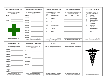 Health Card Template 7 Ways On How To Get The Most From throughout Quality Openoffice Business Card Template