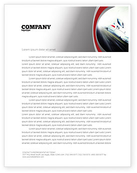 High-Speed Train Letterhead Template, Layout For Microsoft throughout Unique Business Plan Template For Transport Company