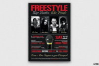 Hip Hop Connection Flyer Template | Free Posters Design with Best Free Dance Studio Business Plan Template