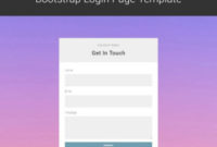 Html Bootstrap Login Page Template throughout Unique Basic Business Website Template