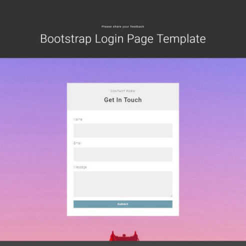 Html Bootstrap Login Page Template throughout Unique Basic Business Website Template